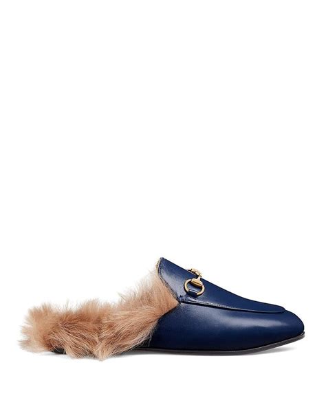 gucci blue wash loafers|gucci fur loafers women's.